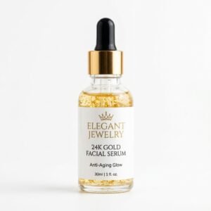 Elegant Jewelry 24K Gold Facial Serum 30ml – Bridal Glow